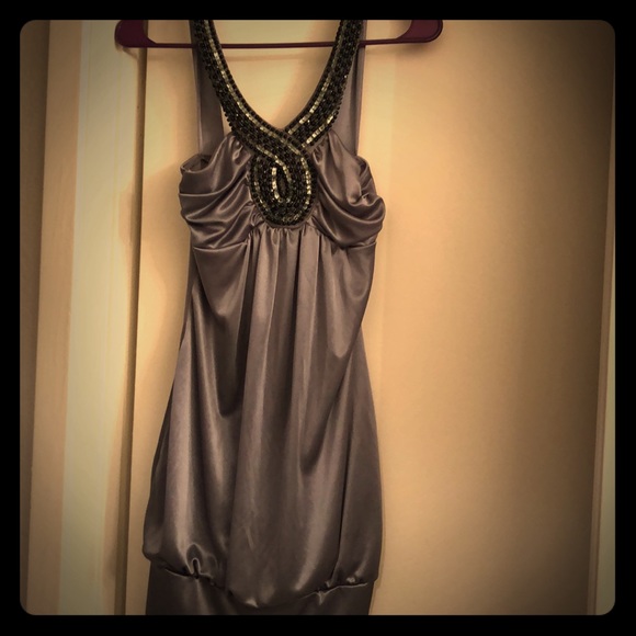 Silver Night out dress - Picture 1 of 2